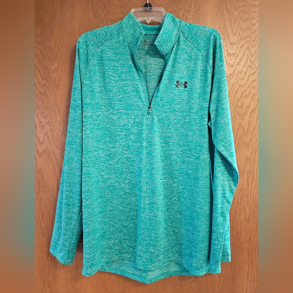 Under Armour Teal Quarter-Zip Pullover